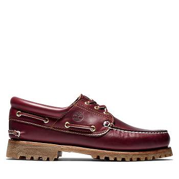 Timberland Icon 3-Eye Classic - Bordove Slip On Panske, T0140SK